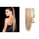 Human hair clip in ponytails / wraps 24 inch straight