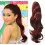 Clip in human hair ponytails / wraps