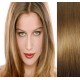 Clip in vlasy 43cm 100% lidské 100g - světle hnědá